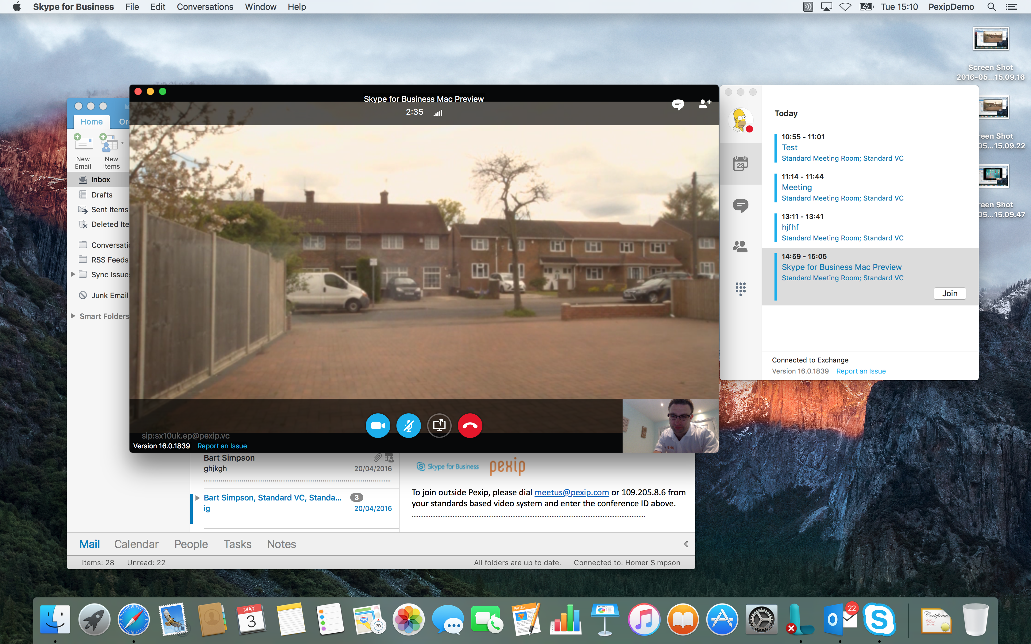 skype for business, mac